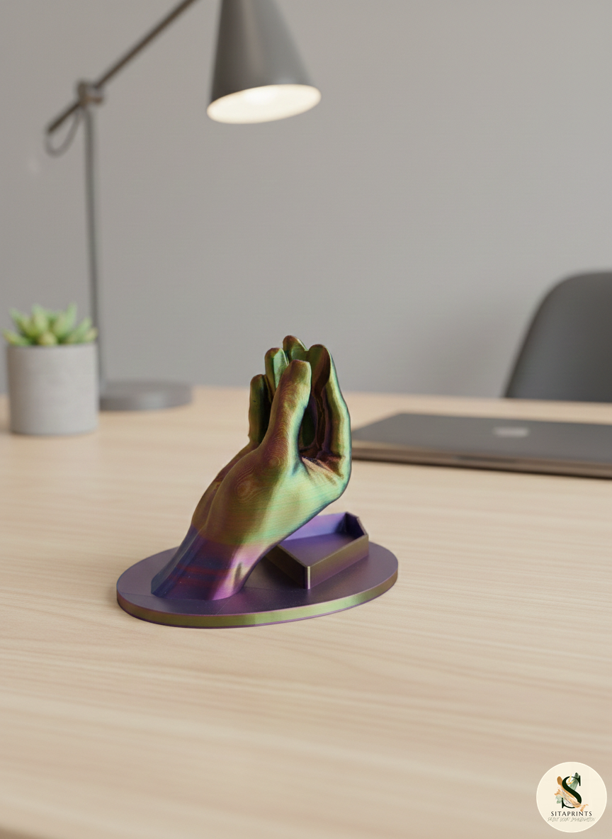 Business Card Holder | Modern Desk Accessory | Premium 3D Printed