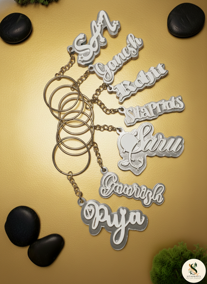 Custom Name Keychain | Personalized | Multicolour | 3D Printed