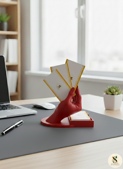 Business Card Holder | Modern Desk Accessory | Premium 3D Printed