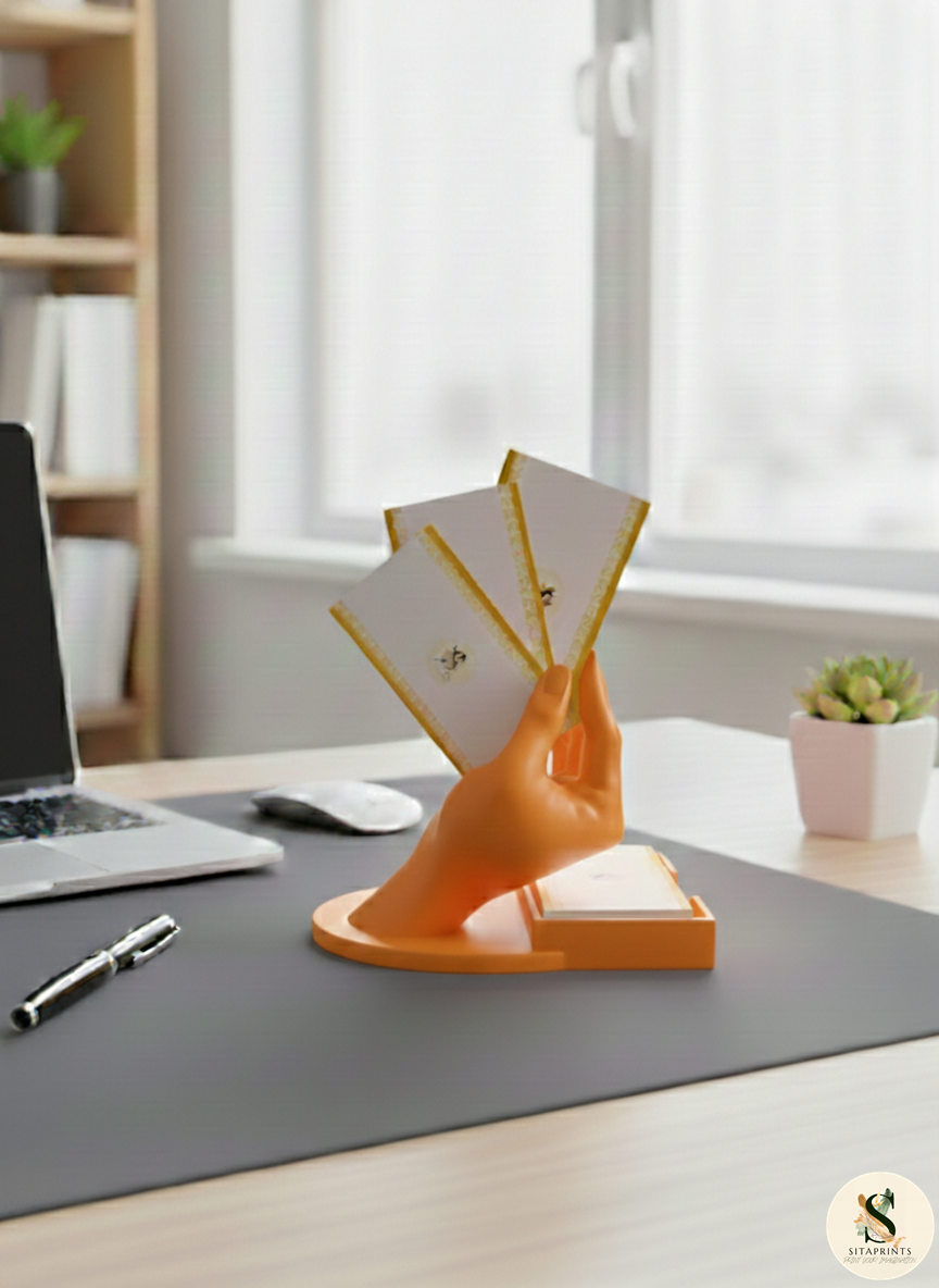 Business Card Holder | Modern Desk Accessory | Premium 3D Printed