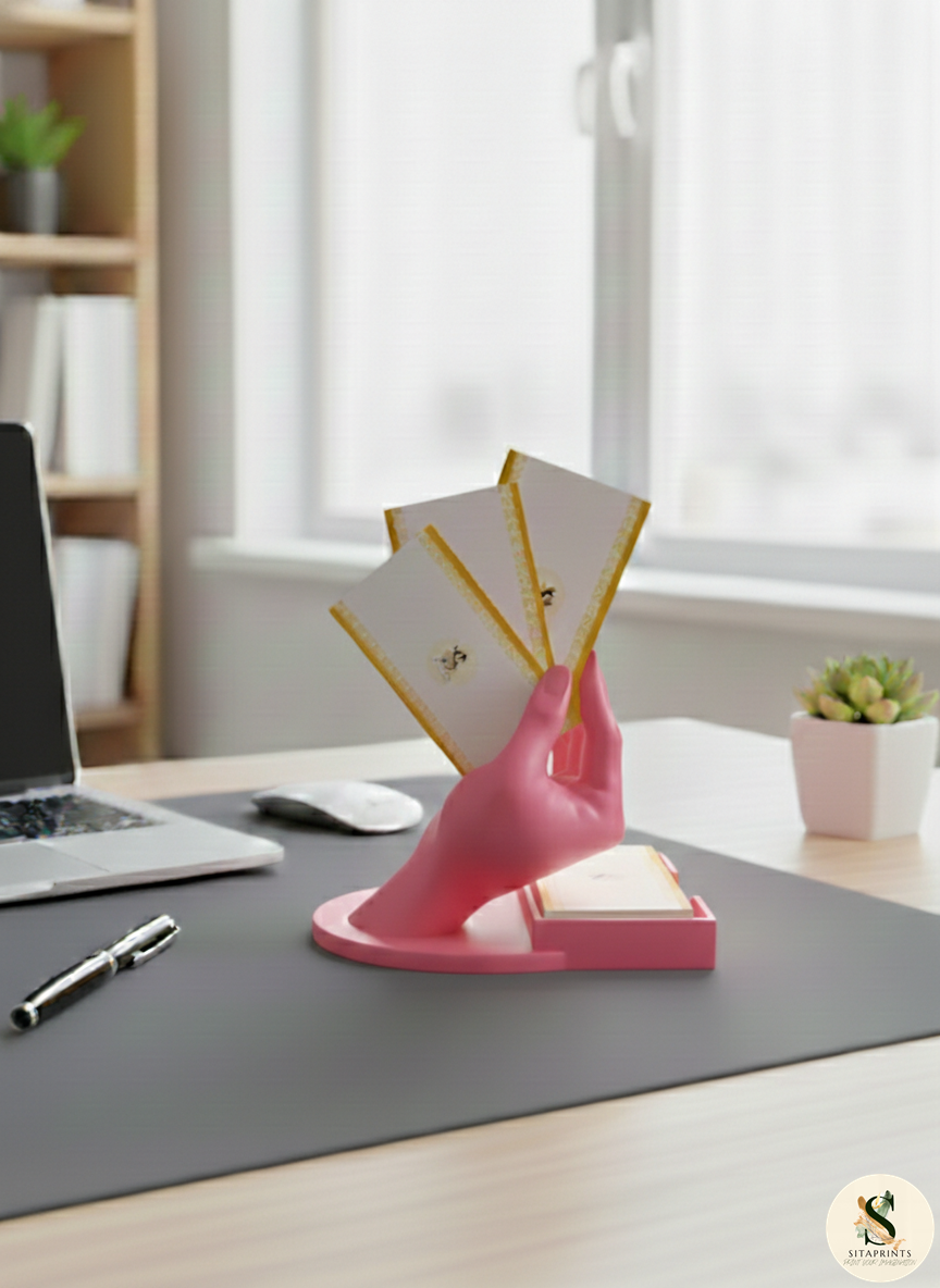 Business Card Holder | Modern Desk Accessory | Premium 3D Printed