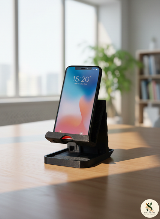 3D Printed Phone Stand | Desk & Bedside Mobile Holder | Strong & Stylish