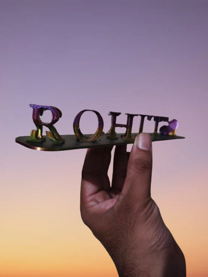 Couple Name Standee | Dual Vision 3D Printed | Custom Names & Heart