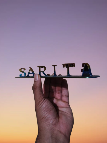 Couple Name Standee | Dual Vision 3D Printed | Custom Names & Heart