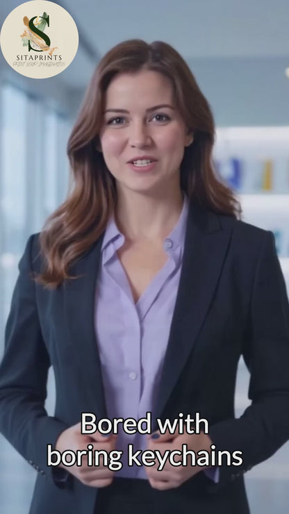 Custom Name Keychain | Personalized | Multicolour | 3D Printed